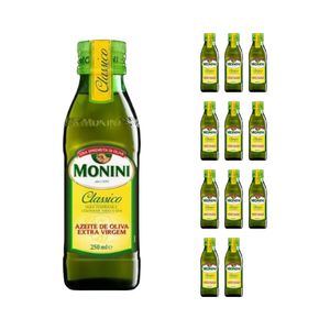 Kit Azeite de Oliva Monini Extra Virgem 250ml com 12 Unidades