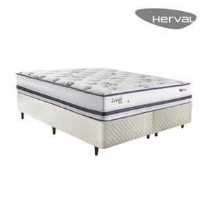 Cama Box Queen Molas Maxspring Herval Leeds, 69x158x198 cm