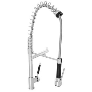Torneira Monocomando para Cozinha Gourmet Modaza Nobile com Ducha, 69 cm, Cromado