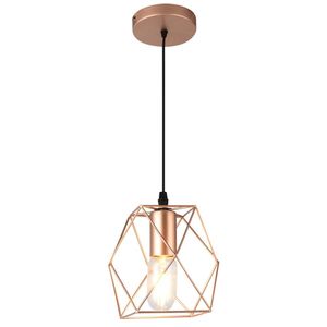Luminária Pendente Modaza Cielo, Preto e Cobre