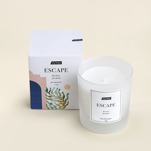 Vela Perfumada Escape Menta e Jasmin 190g - A\CASA