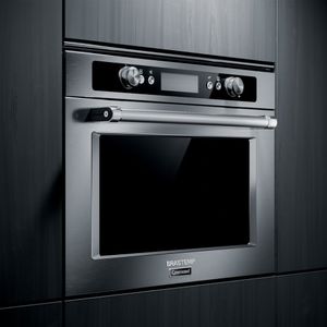 Forno de embutir elétrico a vapor Brastemp Gourmand 34 litros inox com cozimento a baixa temperatura e meat control   - BOD45AR