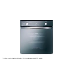 Forno de Embutir Elétrico Brastemp 84 Litros Cor Inox Espelhado com Convecção e Timer Touch   - BOC84AR