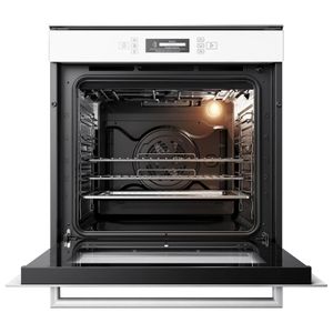 Forno de embutir elétrico Brastemp Vitreous 67 litros Branco com função ar forçado e painel touch - GOC60AB