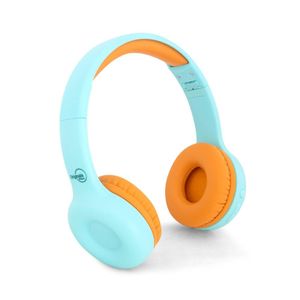 Fone de Ouvido We.Duo Kids C100, Originais iPlace, Verde/Laranja