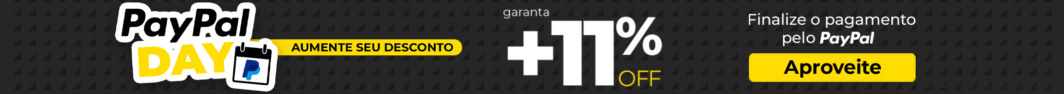 11% OFF COM PAYPA