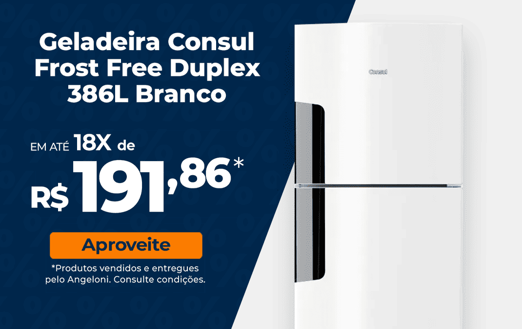 Geladeira Consul Frost Free Duplex 386L com desconto